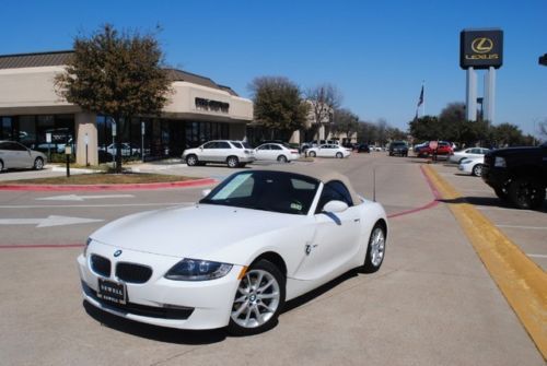 2008 bmw z4 roadster coupe convertible leather cd low miles