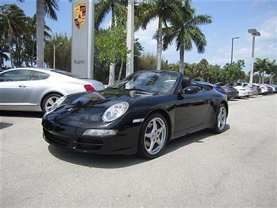 2006 porsche 911 cabriolet, triple black