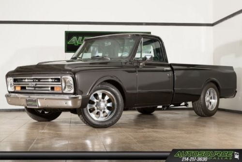 1967 chevrolet c20 700+ hp resto mod 408ci ls motor, turbo!