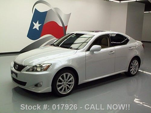 2007 lexus is250 awd sunroof nav rear cam xenons 63k mi texas direct auto