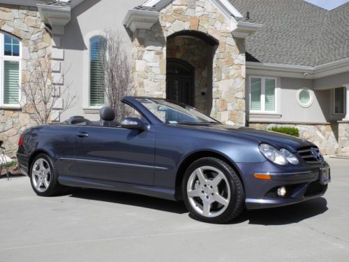 2006 mercedes-benz clk500 5.0l  nav~power foldaway cabriolet~fully loaded~beauty