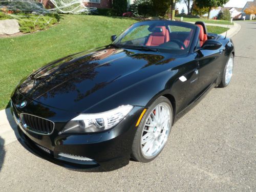 2009 bmw z4 immaculate with only 12,000 low miles -black- 6 speed manual trans