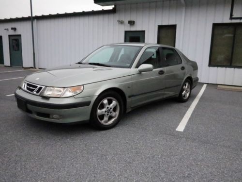 2001  01 saab 9-5 se v6t automatic  sedan leather c/d a/c non smoker no reserve