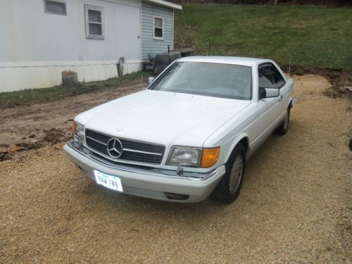 1989 mercedes benz 560 sec. barn find, beautiful car!!