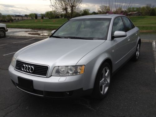 2004 audi a4 3.0 quattro - 6 speed manual transmission