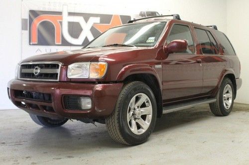 04 nissan pathfinder le platinum 2wd leather sunroof