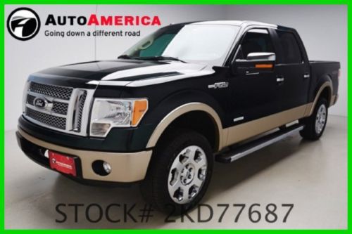 We finance! 18501 miles 2012 ford f-150 lariat turbo 3.5l v6 24v