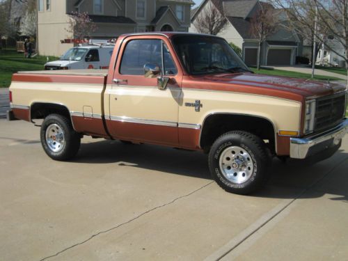 1987 chevrolet silverado v10 swb 4x4 truck 52k act miles rust-free mint cond