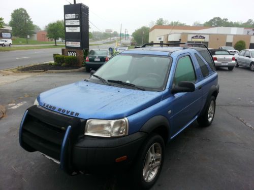 2003 land rover freelander se3 sport convertible 2door.