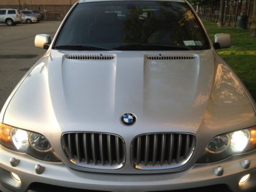 2005 bmw x5 4.8is silver on black 76kmiles for sale by owner in nyc