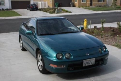 1995 acura integra gsr 2 door coupe hatchback green stock aem moonroof power all