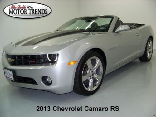 2013 chevy camaro 2lt rs pkg convertible navigation rearcam heated seats 19k