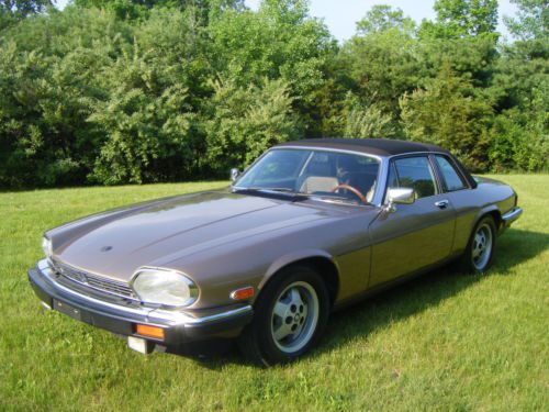1987 GOLD METALLIC JAGUAR XJ-SC Cabriolet (T-TOP) - RARE MODEL, US $10,000.00, image 3