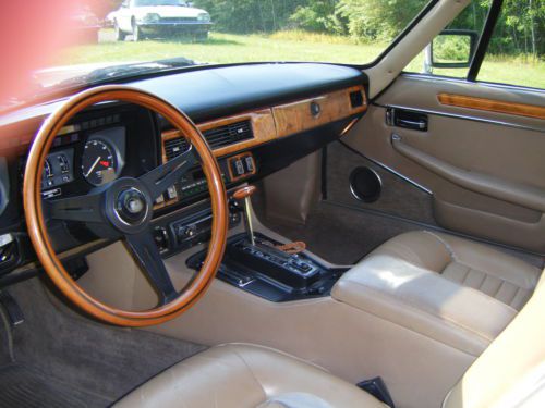 1987 GOLD METALLIC JAGUAR XJ-SC Cabriolet (T-TOP) - RARE MODEL, US $10,000.00, image 6