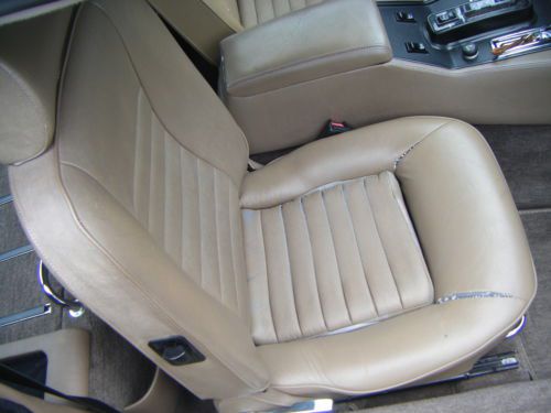 1987 GOLD METALLIC JAGUAR XJ-SC Cabriolet (T-TOP) - RARE MODEL, US $10,000.00, image 8