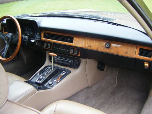 1987 GOLD METALLIC JAGUAR XJ-SC Cabriolet (T-TOP) - RARE MODEL, US $10,000.00, image 9