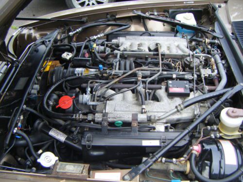 1987 GOLD METALLIC JAGUAR XJ-SC Cabriolet (T-TOP) - RARE MODEL, US $10,000.00, image 16