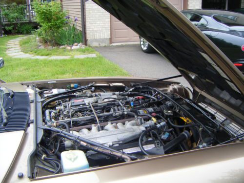 1987 GOLD METALLIC JAGUAR XJ-SC Cabriolet (T-TOP) - RARE MODEL, US $10,000.00, image 19