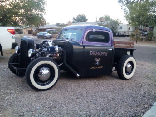 1949 FORD SHOP TRUCK RAT ROD HOT ROD TWIN TURBO, image 7