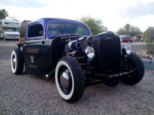 1949 FORD SHOP TRUCK RAT ROD HOT ROD TWIN TURBO, image 8
