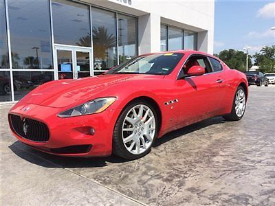 2009 maserati granturismo coupe red low miles highly optioned gran turismo