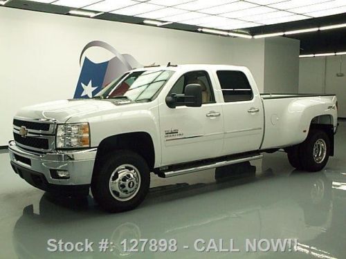 2014 chevy silverado 3500 crew 4x4 diesel dually 4k mi  texas direct auto