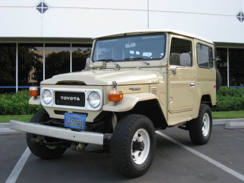 1982 toyota land cruiser fj40 landcruiser 4wd fj-40 california original 4x4
