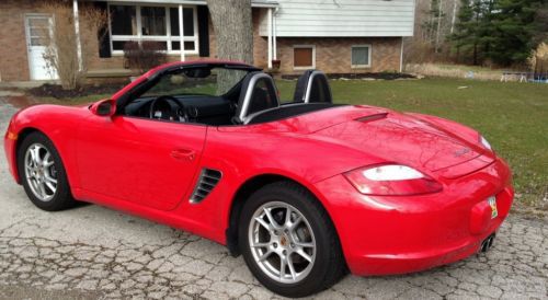 No reserve   w/ 27k original miles - guards red w black leather