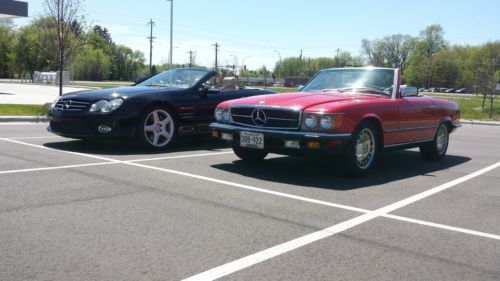 1985 Mercedes 500sl Euro Celebrity Owned 50k miles, image 2