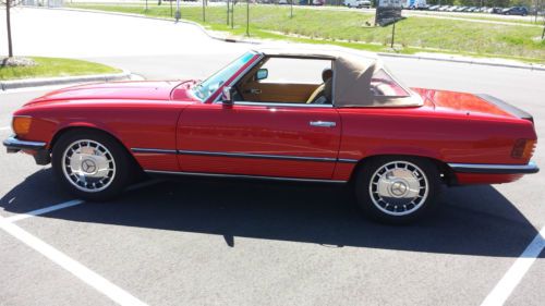 1985 Mercedes 500sl Euro Celebrity Owned 50k miles, image 6