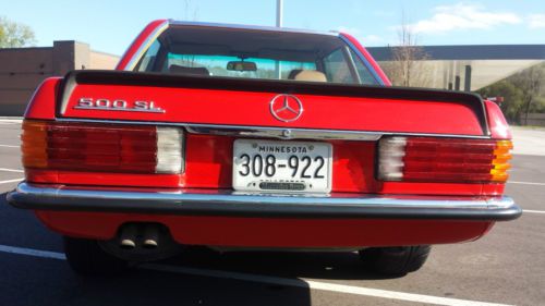 1985 Mercedes 500sl Euro Celebrity Owned 50k miles, image 17
