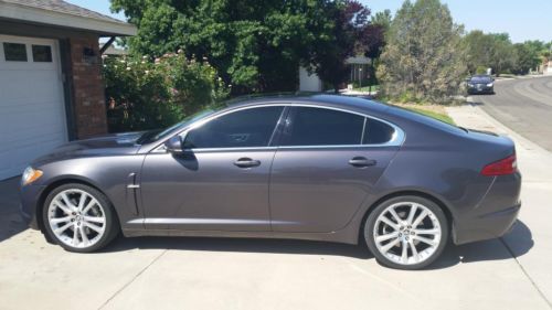 2010 jaguar xf premium luxury sedan 4-door 5.0l pearl grey nav 41kmiles 20&#034; rims