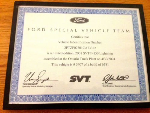 2001 F-150 SVT LIGHTNING! 12,033 ORIGINAL MILES! Rare collectors chance!, US $24,900.00, image 23