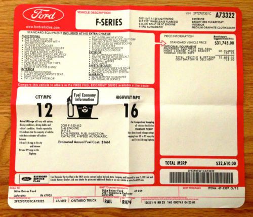 2001 F-150 SVT LIGHTNING! 12,033 ORIGINAL MILES! Rare collectors chance!, US $24,900.00, image 24