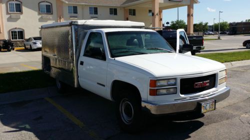 1997 gmc sierra c3500 heavy duty lunch truck - food wagon - roach coach