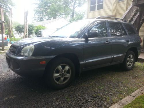 2005 hyundai santa fe gls sport utility 4-door 2.7l