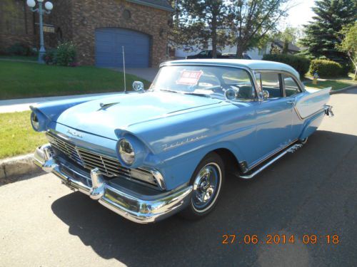 1957 ford fairlane 2 door post