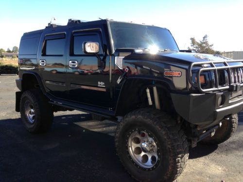 2003 hummer h2 lifted sport utility 4-door 6.0l custom  must see!!! no reserve!!