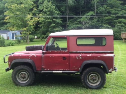 1985 land rover defender 90, right hand drive, naturally aspirated diesel