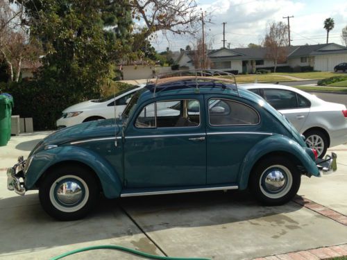 1963 original vw ragtop bug