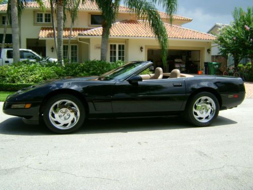 1996 conv. - rare lt4 / 6spd - only 1 / 354 made - blk / tan - orig &amp; mint cond.