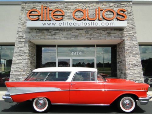 Nomad bel air frame off restoration restored original 2dr 283 wagon 182 miles