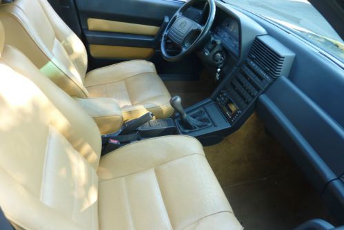 1991 164L Black Alfa Romeo with Tan Leather Interior V6 5 Speed Manual Trans, image 4