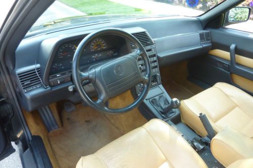 1991 164L Black Alfa Romeo with Tan Leather Interior V6 5 Speed Manual Trans, image 6