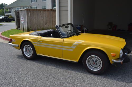 1976 triumph tr6 base convertible 2-door 2.5l