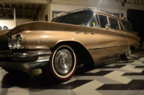 1960 buick lesabre 9 passenger wagon fully loaded one owner rare