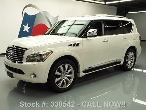 2013 infiniti qx56 4x4 deluxe tour sunroof nav dvd 33k texas direct auto