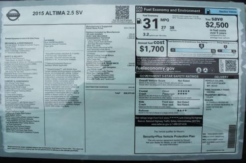2015 Nissan Altima 2.5 SV, US $28,575.00, image 4