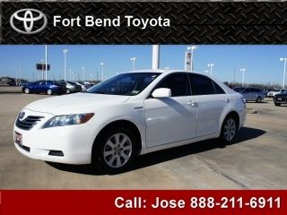 2008 toyota camry hybrid 4dr sedan cvt abs alloy wheel leather clean carfax