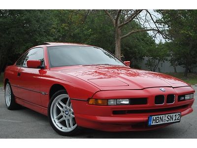 1991 bmw 850i coupe 5.0l v12, aut trans, no accidents, clear title, no reserve.